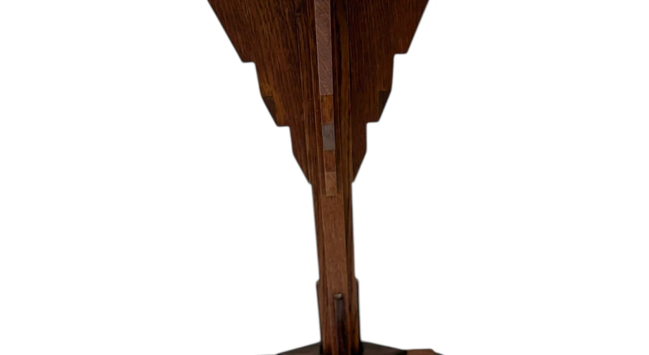 Art Deco Amsterdamse School Petite Pedestal Table, 1920s